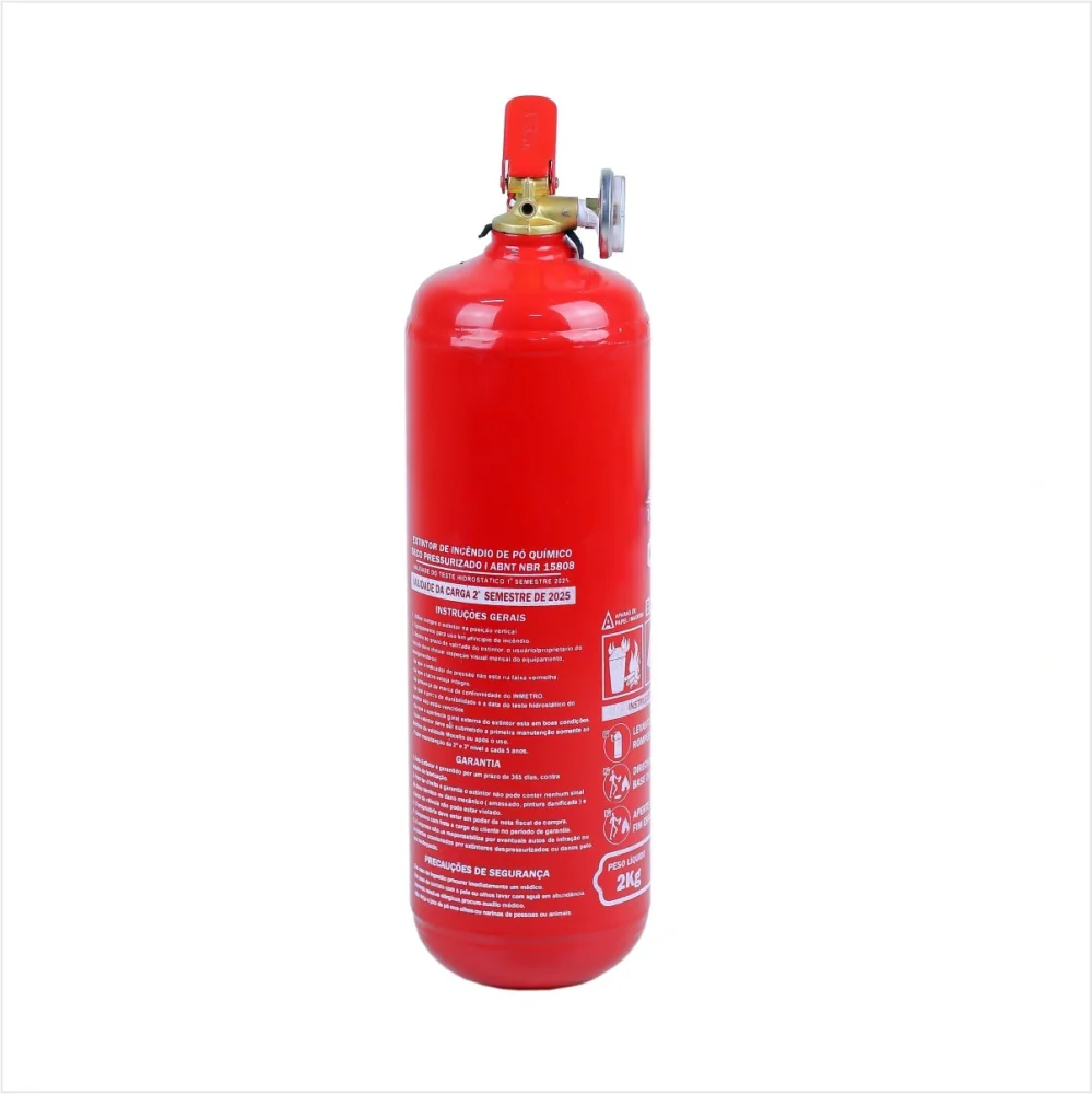 EXTINTOR NOVO PÓ QUÍMICO ABC 02KG.